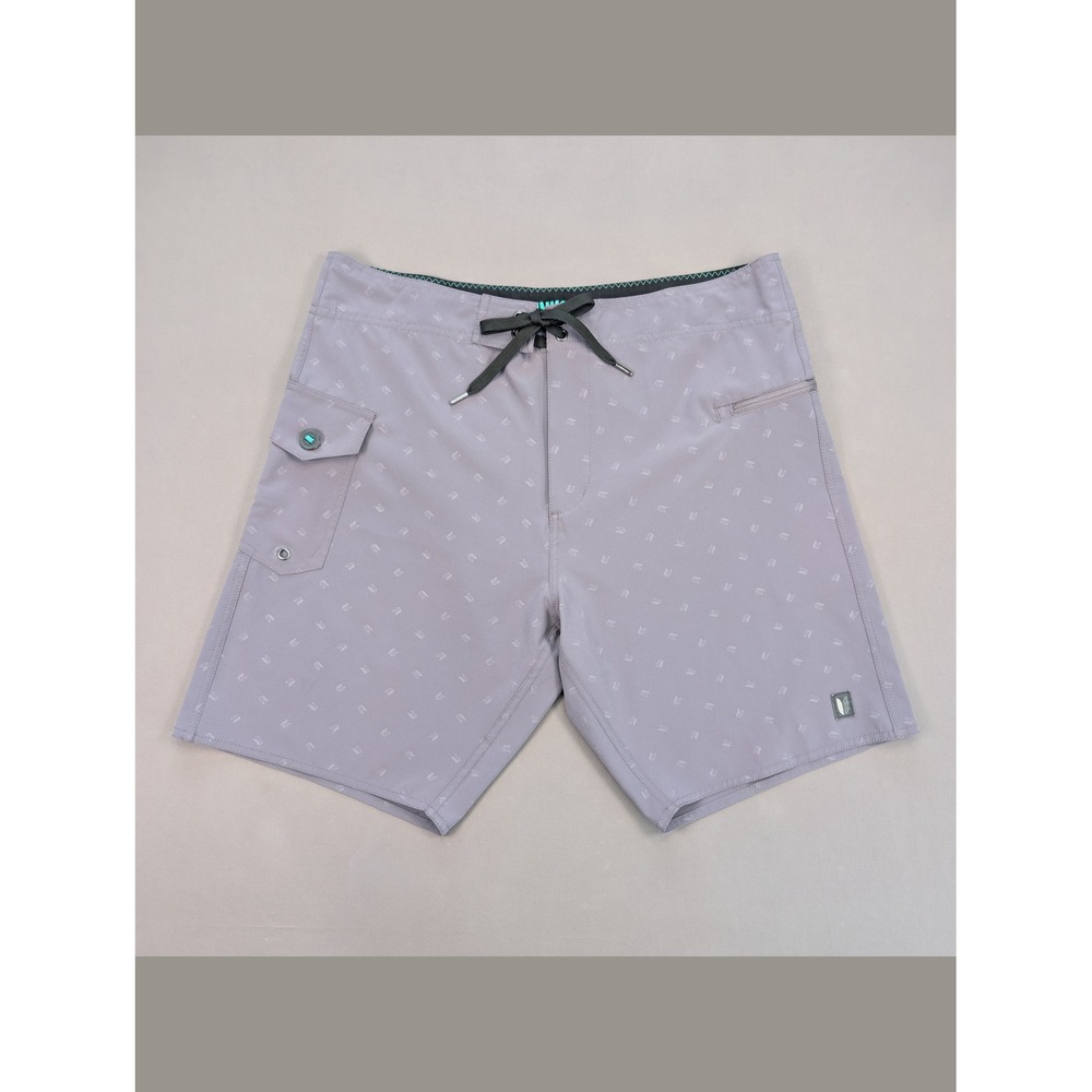 Linksoul Hybrid Board Shorts Purple Gray Men's 34